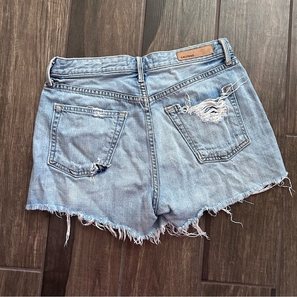 GRLFRND Helena Denim Cut Off Shorts in Tainted Love Sz 27 - Picture 6 of 10